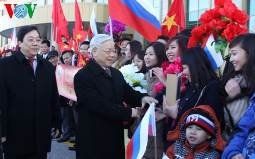 زعيم الشيوعي الفيتنامي يصل موسكو لبحث الانضمام إلى الاتحاد الجمركي
