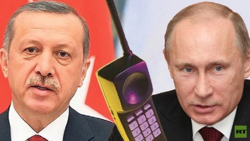 بوتين وأردوغان يبحثان تنسيق الجهود لمواجهة التهديدات الناجمة عن &quot;داعش&quot;
