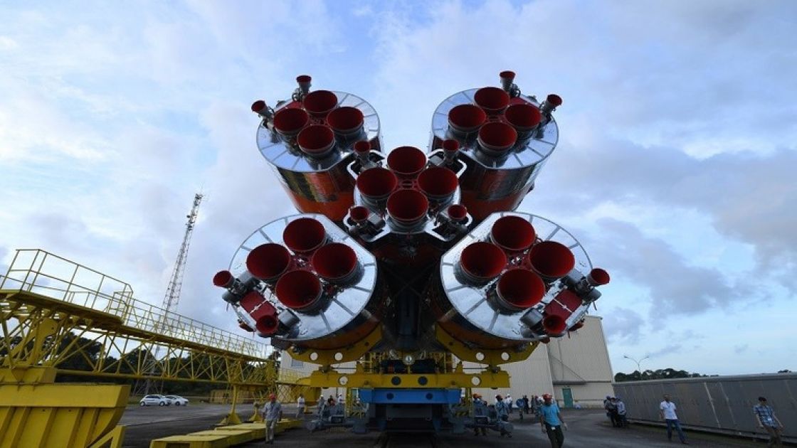 الاختبار الناري لمحرك صاروخ «سويوز – 5» الروسي