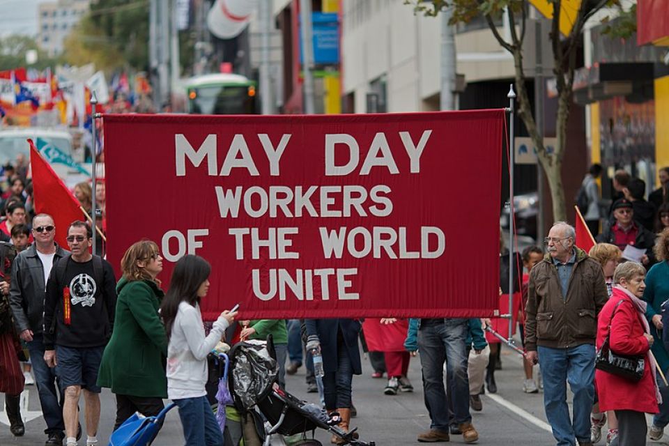 الأول من أيار يوم التضامن العالمي للطبقة العاملة